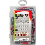 fischer 541109, Tassello grigio chiaro/Rosso