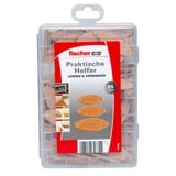 fischer Aiuti pratici, incollare e unire con spine piatte, Tassello faggio