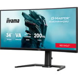 iiyama G-Master GCB3484WQSU-B2, Monitor di gioco Nero, 86,4 cm (34"), 3440 x 1440 Pixel, UltraWide Quad HD, Nero