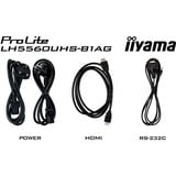 iiyama LH5560UHS-B1AG, Public Display Nero (opaco)