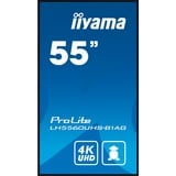 iiyama LH5560UHS-B1AG, Public Display Nero (opaco)