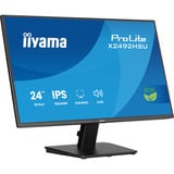 iiyama X2492HSU-B1, Monitor LED Nero (opaco)
