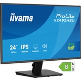 iiyama X2492HSU-B1, Monitor LED Nero (opaco)