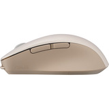 ASUS SmartO MD200 Silent Plus mouse Ufficio Ambidestro RF senza fili + Bluetooth Ottico 4200 DPI beige, Ambidestro, Ottico, RF senza fili + Bluetooth, 4200 DPI, Beige