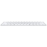 Apple Magic tastiera USB + Bluetooth Inglese Alluminio, Bianco argento/Bianco, 60%, USB + Bluetooth, Alluminio, Bianco