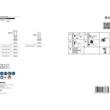 Bosch 2608599037 Kit frese a secco diamantate 5 parti 1 pz. Fresa, Drill bit set Fresa, Pietra, Piastrella, Bosch, Argento, 5 pz