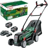 Bosch 37-550 Tagliaerba a spinta Batteria Nero, Verde, Rasaerba verde/Nero, Tagliaerba a spinta, 550 m², 37 cm, 2,5 cm, 7 cm, Lame rotanti