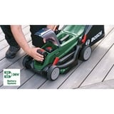 Bosch 37-550 Tagliaerba a spinta Batteria Nero, Verde, Rasaerba verde/Nero, Tagliaerba a spinta, 550 m², 37 cm, 2,5 cm, 7 cm, Lame rotanti