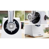 Bosch Serie 4 Tritacarne , MultiPower, 1900 W, Bianco bianco, MultiPower, 1900 W, Bianco, 1300 W, Bianco, 1 m, Acciaio inox, 1900 W, 500 W