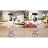 Bosch Serie 4 Tritacarne , MultiPower, 1900 W, Bianco bianco, MultiPower, 1900 W, Bianco, 1300 W, Bianco, 1 m, Acciaio inox, 1900 W, 500 W
