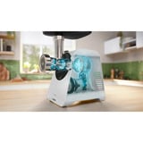 Bosch Serie 4 Tritacarne , MultiPower, 1900 W, Bianco bianco, MultiPower, 1900 W, Bianco, 1300 W, Bianco, 1 m, Acciaio inox, 1900 W, 500 W