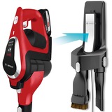 Bosch Serie 8 BBS81PETM aspirapolvere senza filo Rosso Senza sacchetto rosso/Nero, Secco, Filtro igienico, Ciclonico, Pavimento, Tappeto, Superfici rigide, Gradini, Tappezzeria, 76 dB, Senza sacchetto