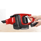 Bosch Serie 8 BBS81PETM aspirapolvere senza filo Rosso Senza sacchetto rosso/Nero, Secco, Filtro igienico, Ciclonico, Pavimento, Tappeto, Superfici rigide, Gradini, Tappezzeria, 76 dB, Senza sacchetto