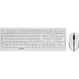 CHERRY B.UNLIMITED 3.0 tastiera Mouse incluso Ufficio RF Wireless Tedesco Grigio, Set desktop bianco, Full-size (100%), Wireless, RF Wireless, Interruttore a chiave meccanica, Grigio, Mouse incluso