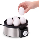 Cloer 6070 Pentolino per uova 7 uovo/uova 435 W Nero, Argento accaio/Nero, 210 mm, 180 mm, 150 mm, 1,1 kg, 220 - 240 V