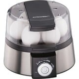Cloer 6070 Pentolino per uova 7 uovo/uova 435 W Nero, Argento, Cuociuova accaio/Nero, 210 mm, 180 mm, 150 mm, 1,1 kg, 220 - 240 V