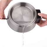 Cloer 6070 Pentolino per uova 7 uovo/uova 435 W Nero, Argento, Cuociuova accaio/Nero, 210 mm, 180 mm, 150 mm, 1,1 kg, 220 - 240 V