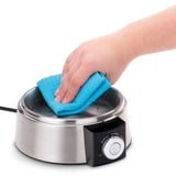 Cloer 6070 Pentolino per uova 7 uovo/uova 435 W Nero, Argento, Cuociuova accaio/Nero, 210 mm, 180 mm, 150 mm, 1,1 kg, 220 - 240 V