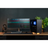 Cooler Master MasterBox MB600L V2 Midi Tower Nero Nero, Midi Tower, PC, Nero, ATX, micro ATX, Mini-ITX, Plastica, Acciaio, Vetro temperato, 16,1 cm