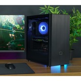 Cooler Master MasterBox MB600L V2 Midi Tower Nero Nero, Midi Tower, PC, Nero, ATX, micro ATX, Mini-ITX, Plastica, Acciaio, Vetro temperato, 16,1 cm