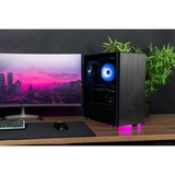 Cooler Master MasterBox MB600L V2 Midi Tower Nero Nero, Midi Tower, PC, Nero, ATX, micro ATX, Mini-ITX, Plastica, Acciaio, Vetro temperato, 16,1 cm