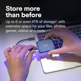 Crucial X10 Portable SSD 4 TB, Disco a stato solido blu