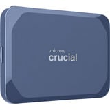 Crucial X10 SSD Portatile 4 TB, Disco a stato solido blu