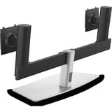 Dell Pro Dual-Monitorstandfuß MDS26, Base per monitor Nero/Argento