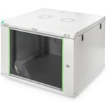 Digitus Alloggiamento a parete Serie Dynamic Basic - 600 x 450 mm (L x P), IT armadio grigio chiaro, Da parete, 7U, 60 kg, Lucchetti, Grigio