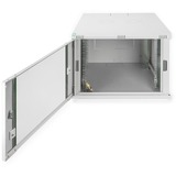 Digitus Alloggiamento a parete Serie Dynamic Basic - 600 x 450 mm (L x P), IT armadio grigio chiaro, Da parete, 7U, 60 kg, Lucchetti, Grigio