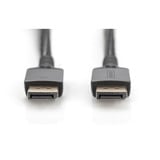 Digitus Cavo di collegamento DisplayPort 1.4 Premium, UHD 8K Nero/grigio