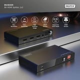 Digitus Splitter HDMI 8K, 1x2 Nero