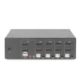 Digitus Switch KVM DisplayPort 4x 1 Nero