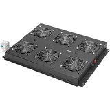 Digitus Unità di ventilazione sul tetto per armadi del server del modello Unique Nero, Nero, 6 ventola(e), Unique Server, 390 mm, 550 mm, 65 mm