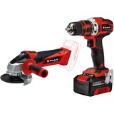 EINHELL Power X-Change Werkzeug-Set TE-TK 18/2 Li Kit, Set di strumenti rosso/Nero