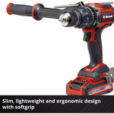 EINHELL Trapano avvitatore a percussione professionale a batteria TP-CD 18/120 Li-i BL - Solo, 18 Volt, Cordless Nero/Rosso