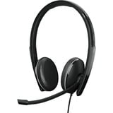 EPOS ADAPT 165T USB-C II Auricolare Cablato A Padiglione Ufficio USB tipo-C Nero, Headset Nero, Cablato, Ufficio, 20 - 20000 Hz, 144 g, Auricolare, Nero