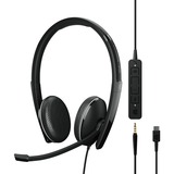 EPOS ADAPT 165T USB-C II, Headset Nero, | SENNHEISER ADAPT 165T USB-C II, Cablato, Ufficio, 20 - 20000 Hz, 144 g, Auricolare, Nero