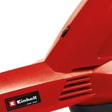 Einhell GE-CL 18/1 Li E-Solo 210 km/h rosso/Nero, Soffiatore portatile, 210 km/h, 105 m³/h, Nero, Rosso, 12000 Giri/min, Batteria