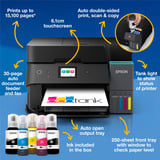 Epson EcoTank ET-4950 Ad inchiostro A4 4800 x 1200 DPI 35 ppm Wi-Fi, Stampante multifunzione Nero, Ad inchiostro, Stampa a colori, 4800 x 1200 DPI, A4, Stampa diretta, Nero
