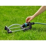 GARDENA 18920-20 irrigatore Sistema di spruzzo d'acqua oscillante Nero, Argento, Spruzzatore Nero/Turchese, Sistema di spruzzo d'acqua oscillante, 220 m², Nero, Argento