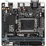 GIGABYTE H610I DDR4 Scheda madre - Supporta processori Intel Core 14th CPUs, 4+1+1 Hybrid Digital VRM, up to 3200MHz DDR4, 1xPCIe 3.0 M.2, GbE LAN, USB 3.2 Gen 1 4+1+1 Hybrid Digital VRM, up to 3200MHz DDR4, 1xPCIe 3.0 M.2, GbE LAN, USB 3.2 Gen 1, Intel, LGA 1700, Intel® Celeron®, Intel® Core™ i3, Intel® Core™ i5, Intel® Core™ i7, Intel® Core™ i9,..., LGA 1700, 64 GB, DDR4-SDRAM