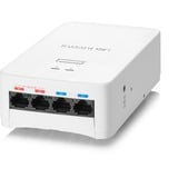 Hewlett Packard Enterprise Pacchetto Instant On Access Point Networking con PSU Dual Radio 2x2 Wi‑Fi 6 (RW) AP22D, Punto di accesso bianco