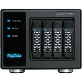 HighPoint RocketStor 6541AW 4-Bay PCIe 4.0 x16 NVMe, Custodia RAID Nero