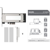 Icy Dock MB840M5P-B, Scheda di interfaccia Nero/Argento