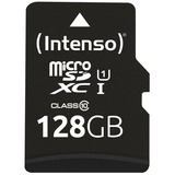 Intenso 3424491 memoria flash 128 GB MicroSD UHS-I Classe 10 Nero, 128 GB, MicroSD, Classe 10, UHS-I, Class 1 (U1), A prova di temperatura, Resistente agli urti, Impermeabile, A prova di raggi X