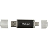 Intenso 3539490 unità flash USB 64 GB USB Type-A / USB Type-C 3.2 Gen 1 (3.1 Gen 1) Antracite antracite/trasparente, 64 GB, USB Type-A / USB Type-C, 3.2 Gen 1 (3.1 Gen 1), 70 MB/s, Cuffia, Antracite