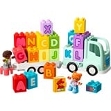 LEGO DUPLO Il camioncino dell’alfabeto, Giochi di costruzione Set da costruzione, 2 anno/i, Plastica, 36 pz, 858 g