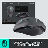 Logitech Customizable M705 mouse Mano destra RF Wireless Ottico 1000 DPI antracite, Mano destra, Ottico, RF Wireless, 1000 DPI, Antracite