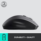 Logitech Customizable M705 mouse Mano destra RF Wireless Ottico 1000 DPI antracite, Mano destra, Ottico, RF Wireless, 1000 DPI, Antracite